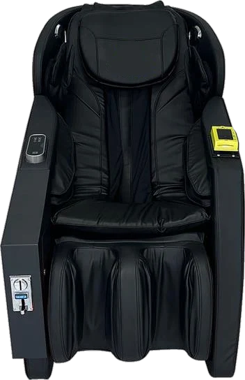 Fauteuil vu de face, avec une têtière personnalisable